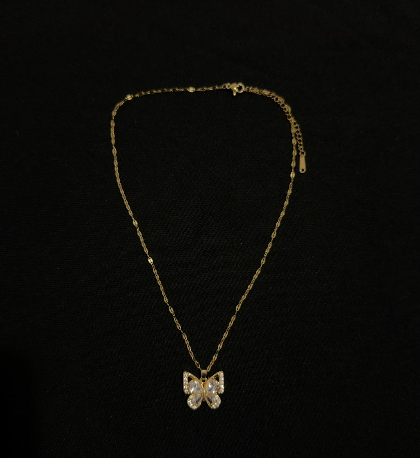 Crystal Butterfly Necklace