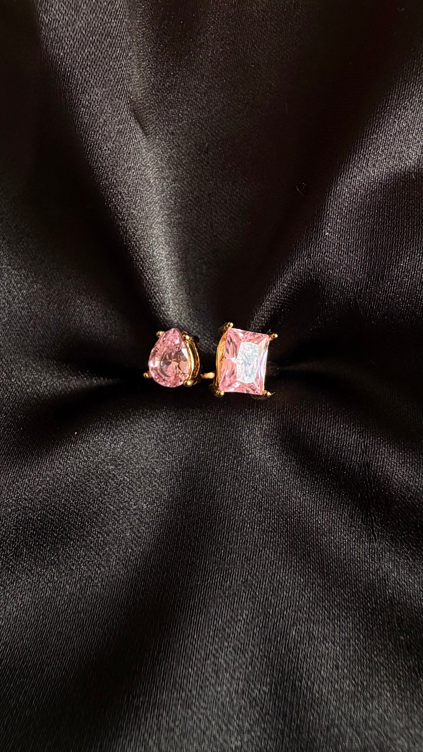 Adjustable Crystal Ring