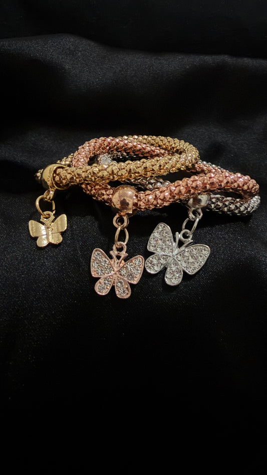 Butterfly Stretchable Bracelet Set