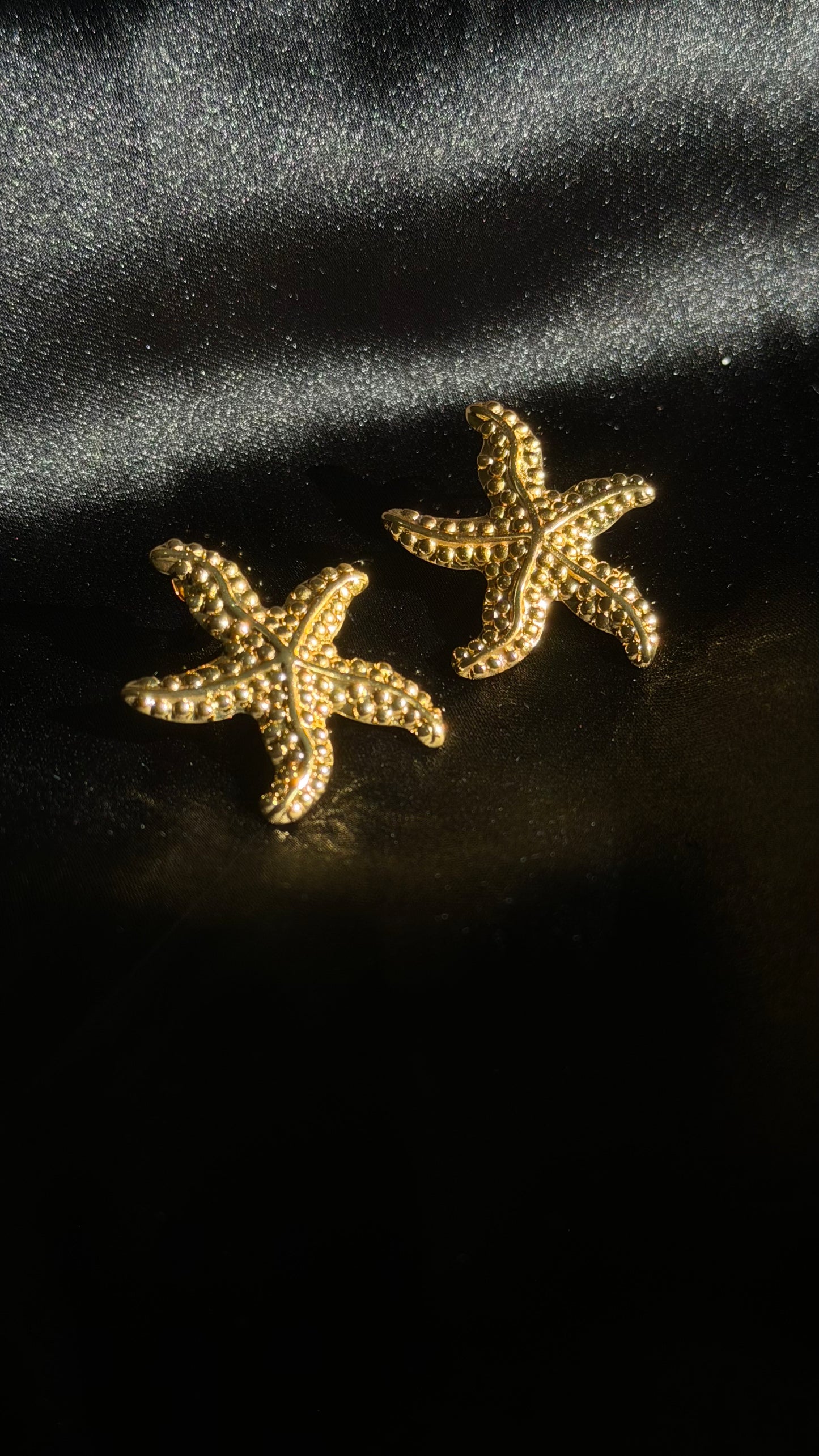 Gold Plated Starfish earrings